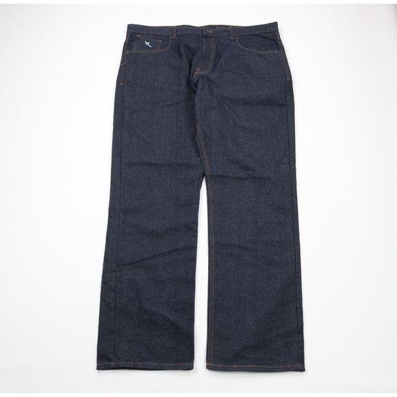 Vintage Rocawear Mens 42x30 Spell Out Hip Hop Baggy Loose Fit Wide Leg Jeans